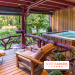 L’hôtel Les Étangs de Corot - bain jacuzzi