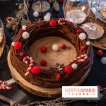 Les Bûches de Noël de Nina Metayer 2022 - bûche couronne chocolat