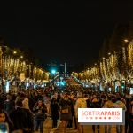 Illuminations nations des Champs-Élysées 2022, inauguration avec Tahar Rahim