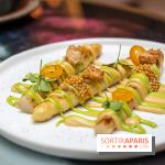 Rivages restaurant du Scribe par Martin Simolka - asperges blanches des landes - moutarde fumée - kumquat