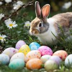 Visuels chasse aux oeufs de Pâques  - Chasse aux oeufs de Pâques lapin (1)