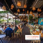 Le restaurant - terrasse Quai Ouest en mode estivale avec ses Dîners Braséro