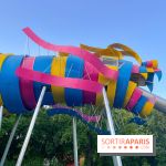 Le Jardin du Dragon, l'aire de jeux colorée au parc de la Villette