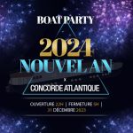 Réveillon 2023 à Paris : Paris Boat Party au Concorde Atlantique sur La Seine
