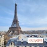 Visuel Paris 15e - Tour Eiffel hiver toits paris