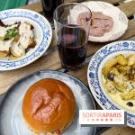 Armande - Crab bun, jus d'hibiscus