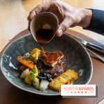 La Table du Château à Dampierre-en-Yvelines, le restaurant face au château - Cœur de filet de bœuf Charolais Label Rouge, foie gras chaud, sauce Madère