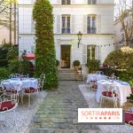 Terrasse de l'Hôtel Particulier, le jardin verdoyant au cœur de Montmartre - photo - A7C06384 HDR