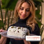 Bûche de Noël Paris-Brest pistache et tropicale de Nour Kandler - Lalla Coffee - A7C02400