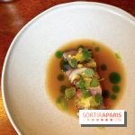 Gramme Paris - Bonite grillée, kiwi, topinambours