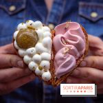 Saint-Valentin 2026 : les cœurs pâtissiers de Maison Aleph - photos - demi coeur