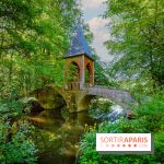 La réserve Naturelle des Etangs de Bonnelles, son pont kiosque, temple de l'amour et ses trésors