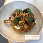 Niní Restaurant - Aubergine marinée, mûres, labneh