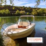 Balade en bateau au Port de Valvins-les-bains, Pays de Fontainebleau : la Seine et ses Affolantes