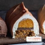 La bûche cheese cake agrumes et pécan du Jardin Sucré 2024