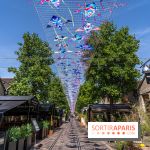 A dragon sky in Bercy Village is unveiled