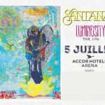 Santana en concert à l'Arena de Paris Bercy en juillet 2016