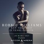 Robbie Williams en concert à l'Accor Arena de Paris en mars 2023