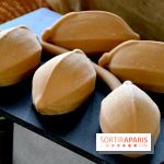 La bûche de Noël 2023 de la Halle aux Grains au sarrasin et noisettes, un coup de cœur