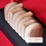 Bûche de Noël glacée 2024 de la Manufacture de Chocolat Alain Ducasse à Paris