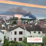 Yvelines : un important incendie en cours au sud de Paris, un impressionnant panache de fumée visible à des kilomètres