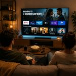 Soirée streaming entre amis devant la télévision
