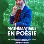 Mathématique en poésie, Cédric Villani au Poche-Montparnasse