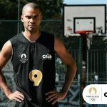 Inauguration du Club Paris 2024 avec Tony Parker sur un playground parisien 