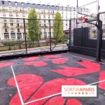 Le playground basket quai de Jemmapes rénové par la NBA et Foot Locker à Paris 
