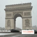 La Neige à Paris - Arc de Triomphe