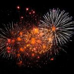 Feu d'artifice du 14 juillet 2020 à Auvers-sur-Oise (95)