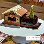 Bûches de Noël 2025 de La Grande Epicerie de Paris : trois gâteaux dans l'esprit des marchés de Noël