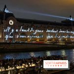 Quelle est cette projection lumineuse sur le musée d'Orsay ?