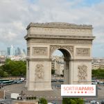Visuel Paris nuages arc de triomphe