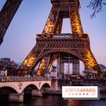 Paris Tour Eiffel nuit visuelle