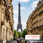 Visible Eiffel Tower Street