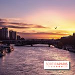 Visuel Paris - coucher de soleil - Seine
