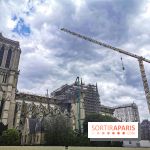 Notre Dame, démontage de l'échafaudage endommagé 