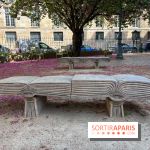 Ce parc parisien dans le 6e arrondissement cache deux bancs en forme de livre