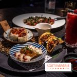 Akira Back - déjeuner en 45 mn - table -  - octopus credo, hot mess - beef taco