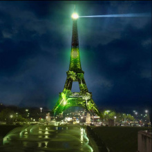 COP21 : One Heart One Tree, une forêt à la Tour Eiffel