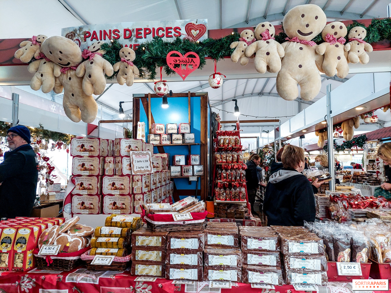 Alsatian Christmas Market at Gare de l'Est in Paris is one of the most unforgettable Christmas markets in Paris