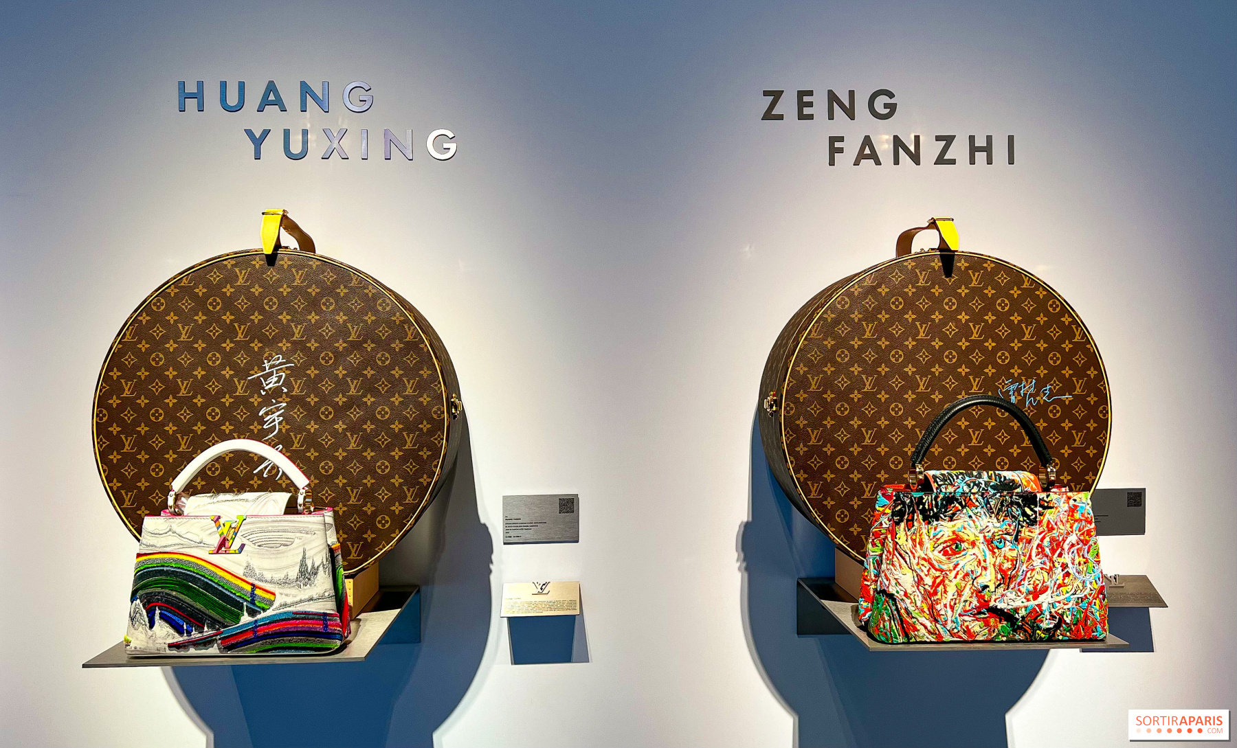 Free exhibition of Louis Vuitton bags at a prestigious Paris