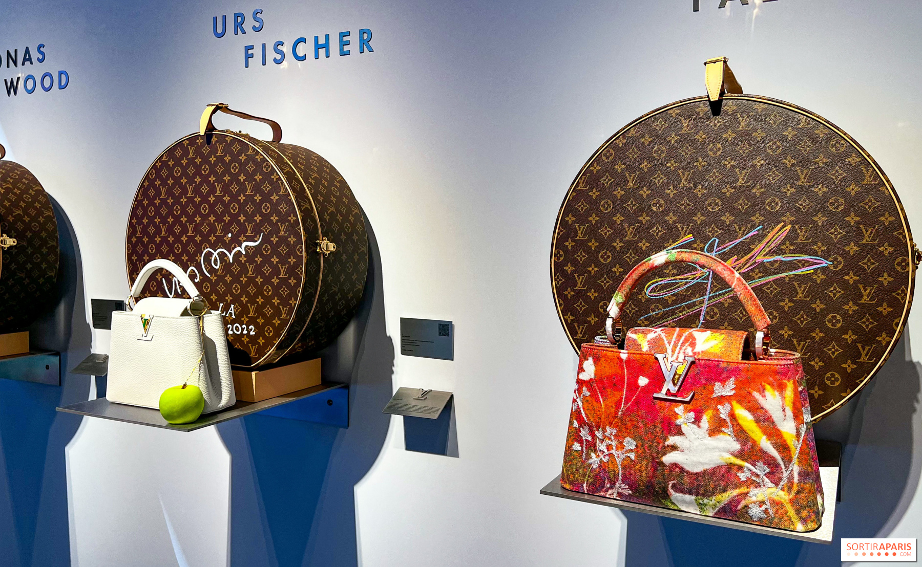 Free exhibition of Louis Vuitton bags at a prestigious Paris