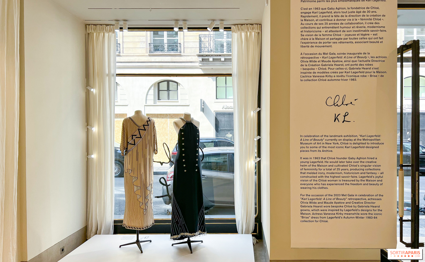 Fashion Week Haute Couture: the free exhibition of Karl Lagerfeld's years  at Chloé 