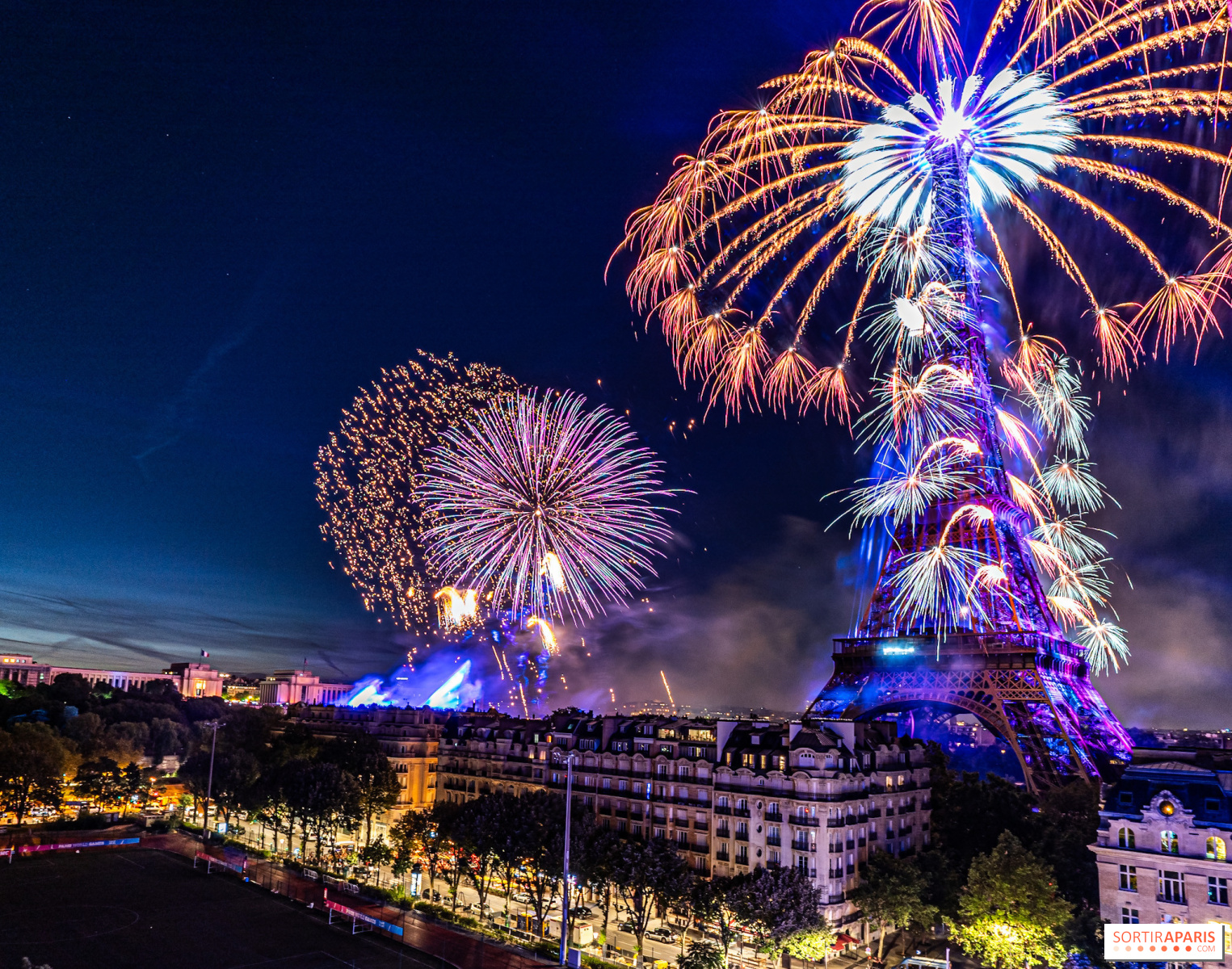 Bastille Day in Paris: July 14, 2022's firework show from the Eiffel Tower  