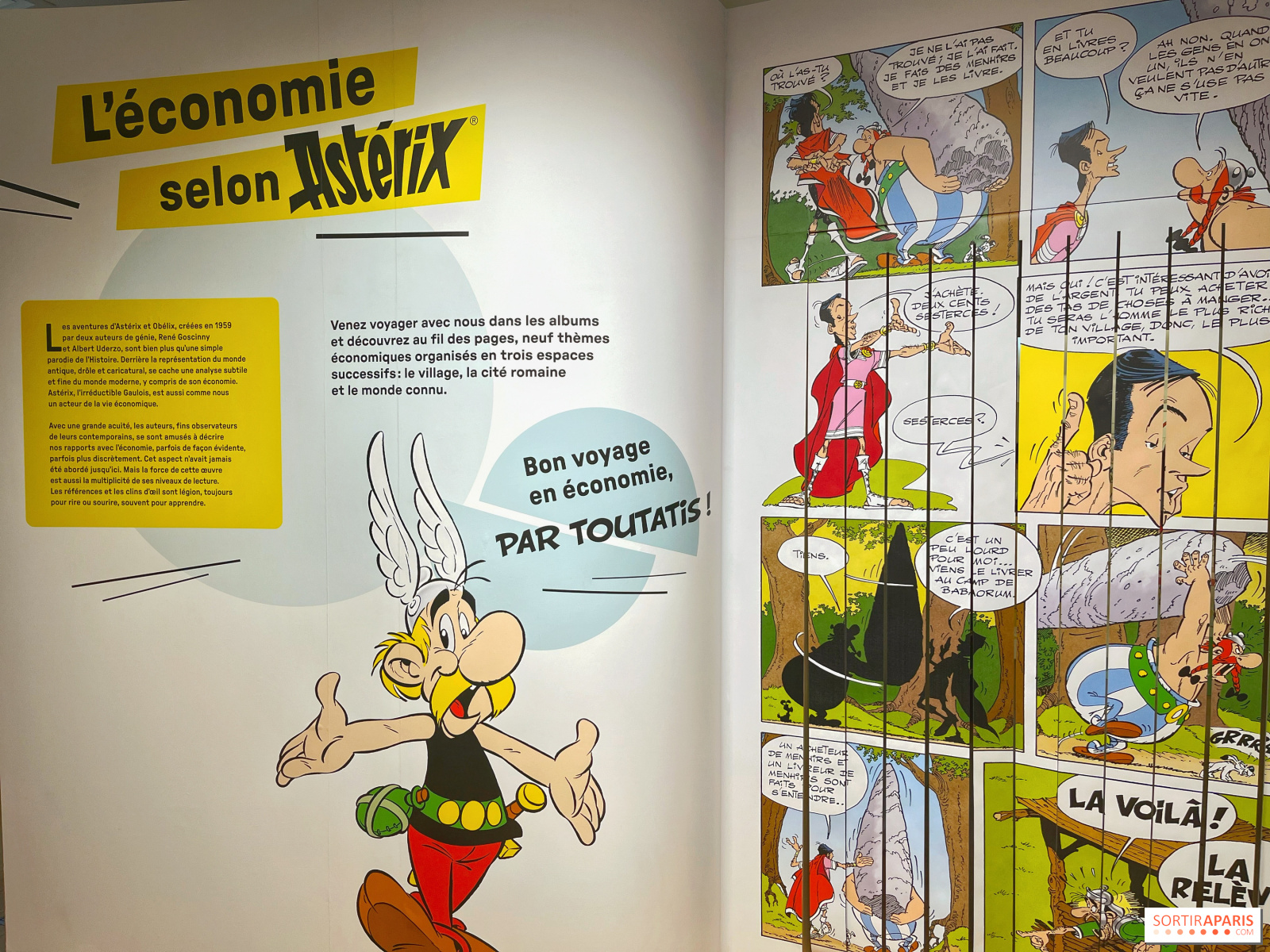 Exposition l'économie selon Astérix à Citéco - Cité de l'Economie - Arts in  the City