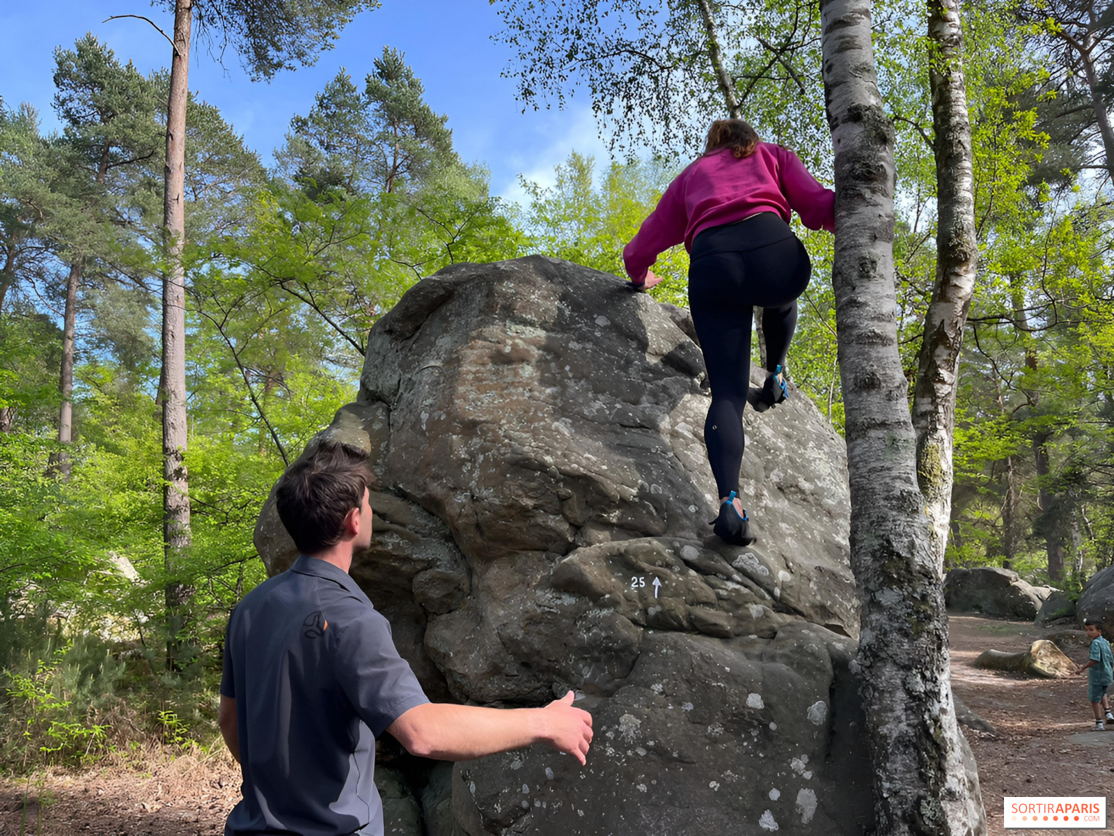 Une initiation à l'escalade pour apprendre à grimper en forêt de Fontainebleau