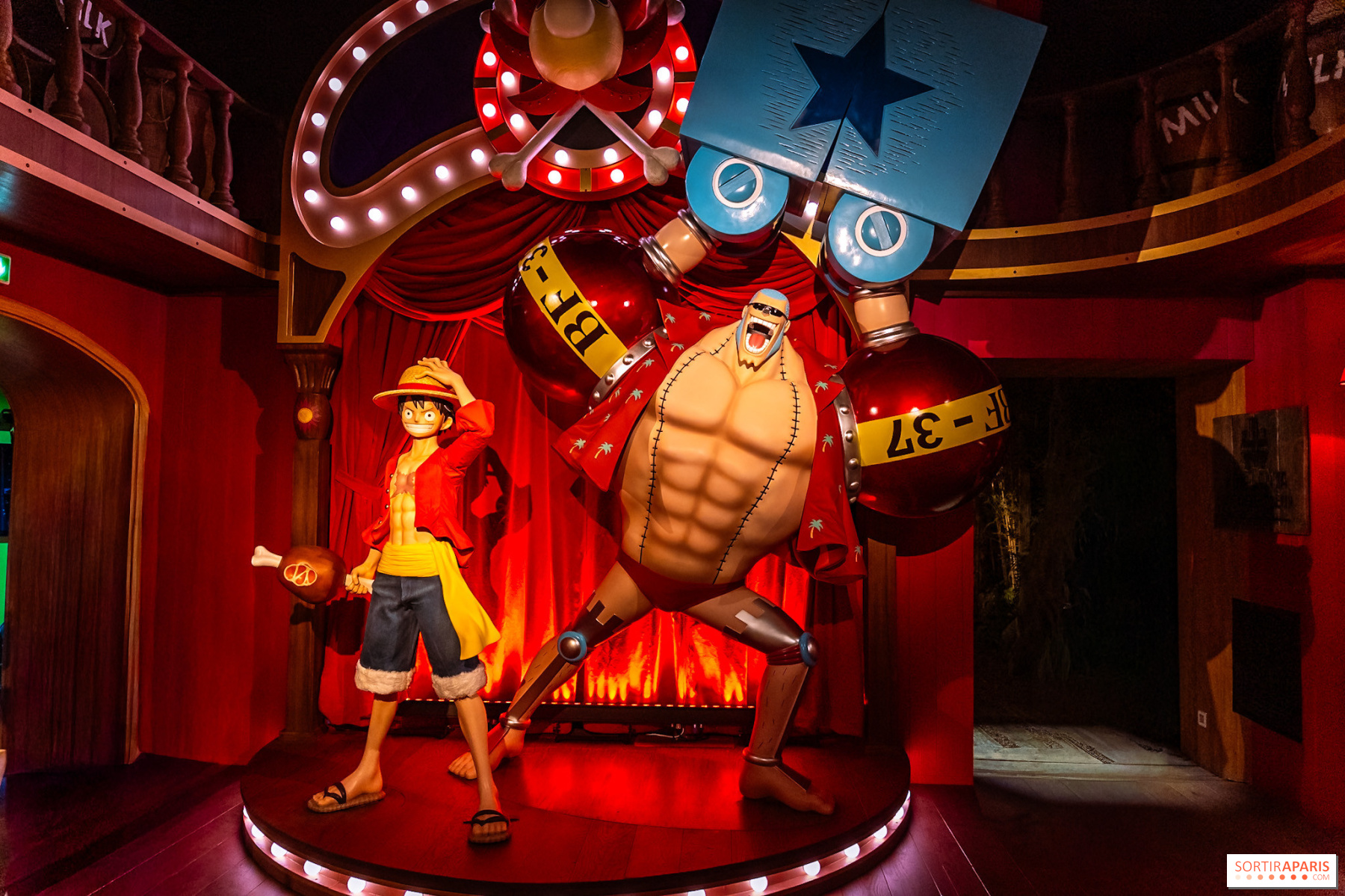 One Piece débarque au Musée Grévin avec 10 statues grandeur nature dans un cabaret immersif !