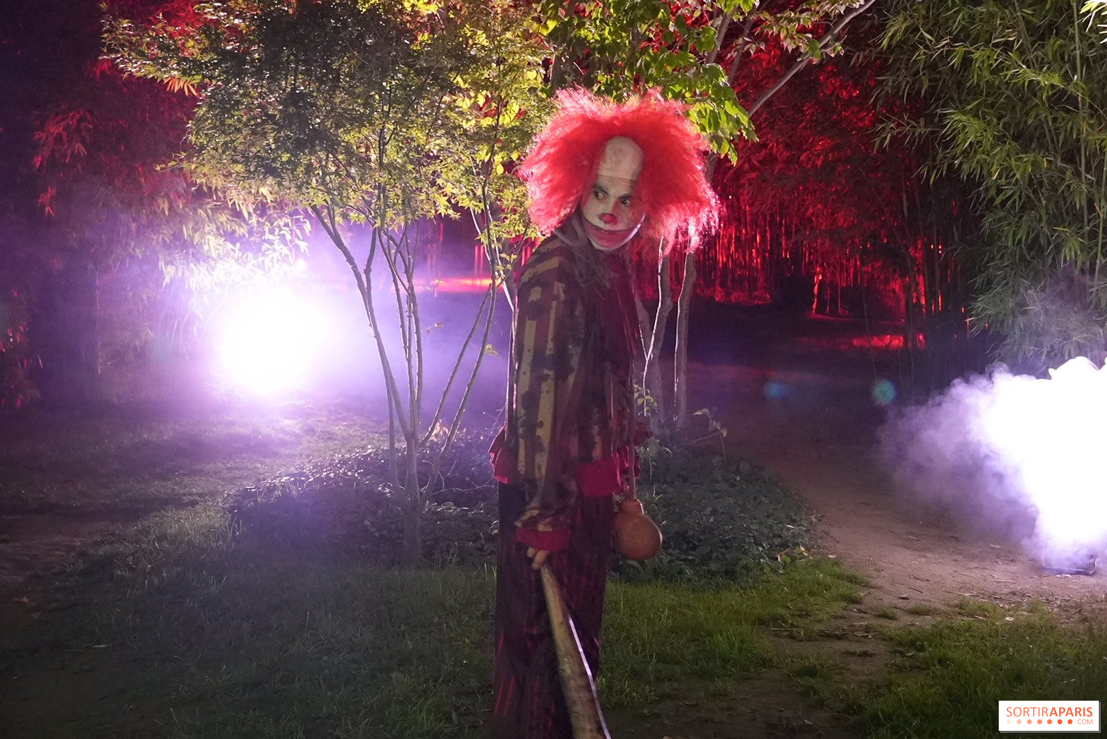 Un clown rencontré au Parc de l’Étrange 2026 Un clown rencontré au Parc de l’Étrange 2026